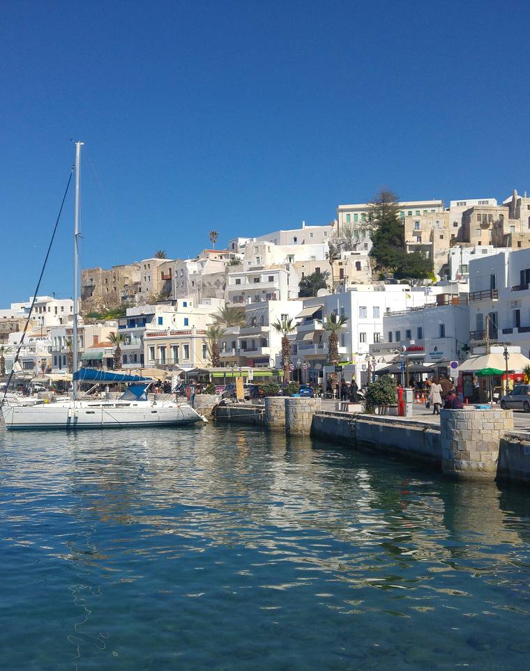 Naxos Town waterfront